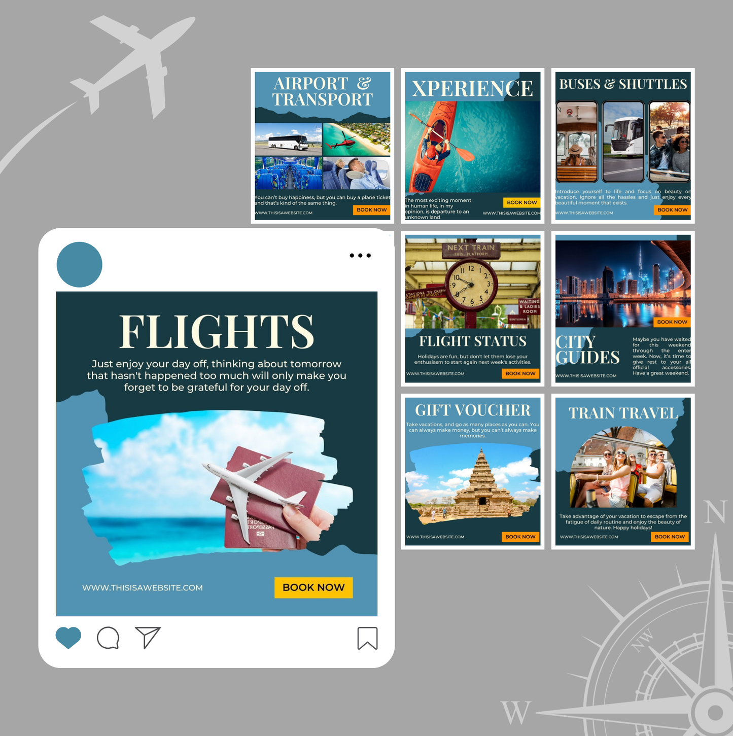 80+ Travel Agency Social Media Templates