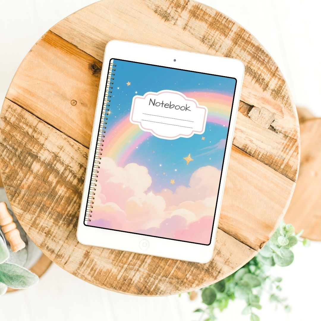 Rainbow Dreams Digital Notebook