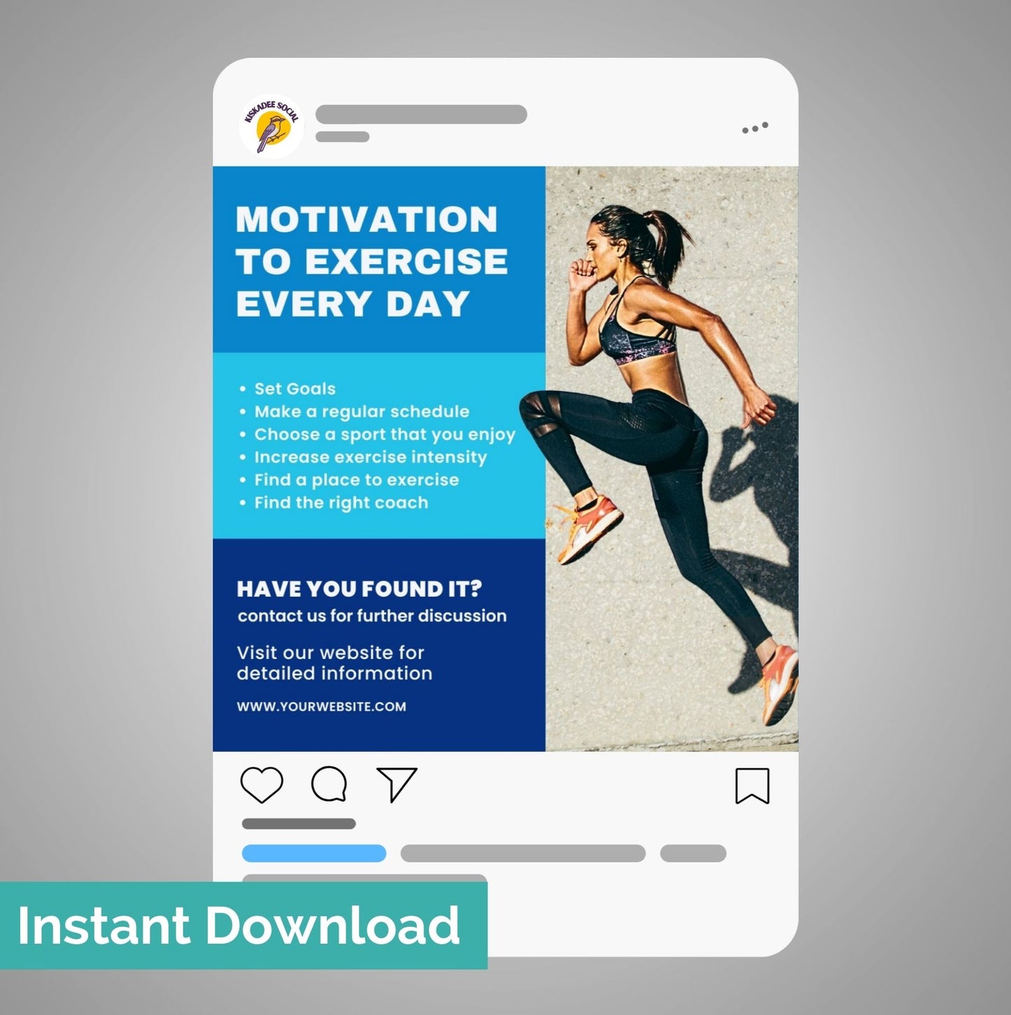 90+ Gym & Fitness Social Media Templates