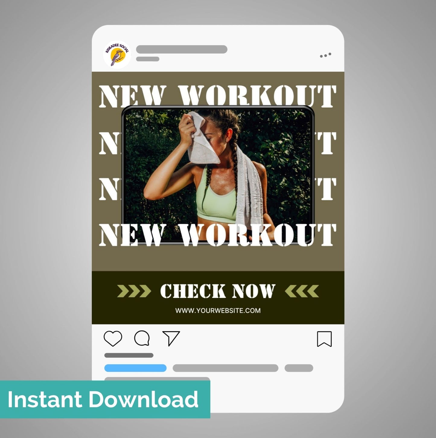 90+ Fitness Social Media Templates