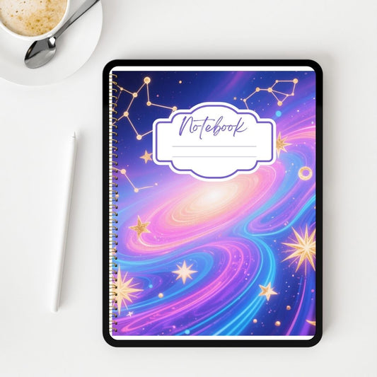 Starlight Galaxy Digital Notebook