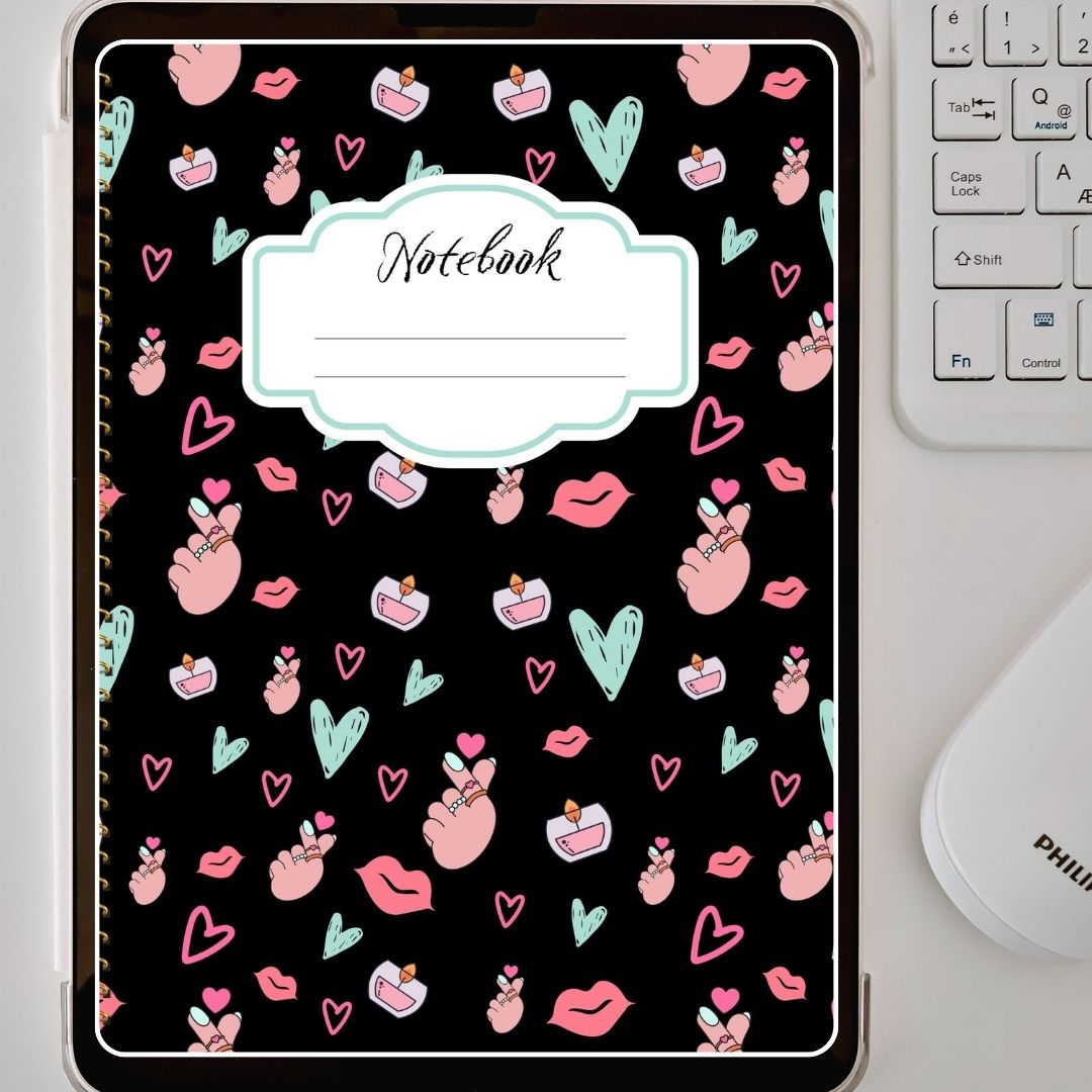 Love & Candlelight Digital Notebook