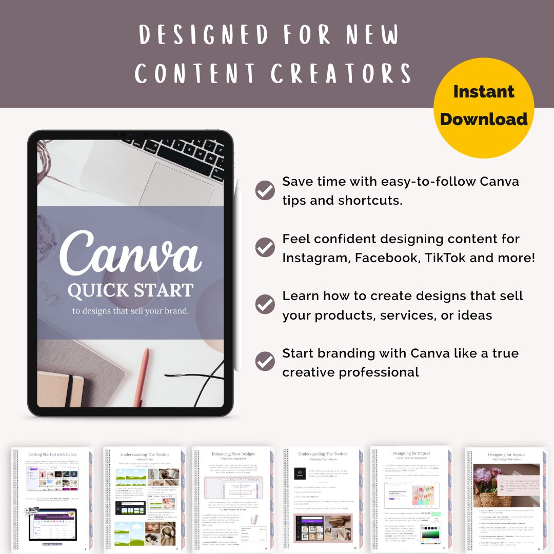 Canva Quickstart: Designs that Sell your Brand